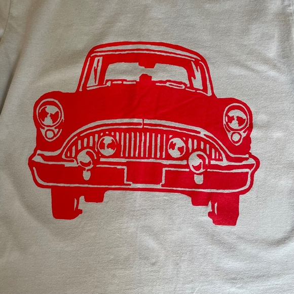 SOLD Mini Boden Blue Car Tee Size 11-12  Shirt Long Sleeve cotton - Picture 7 of 9